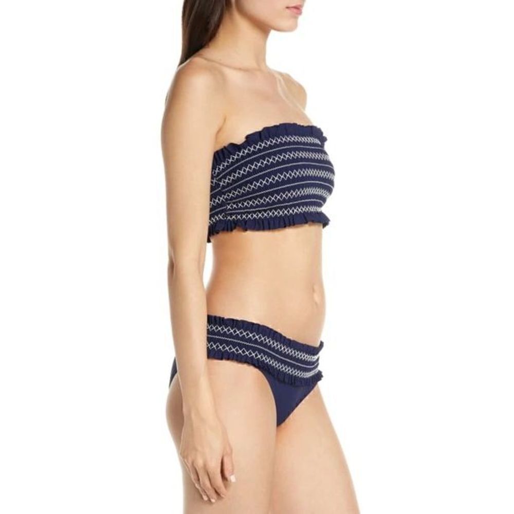 New. Tory Burch black smocked bikini set. Normally $236 XS - Picture 6 of 11